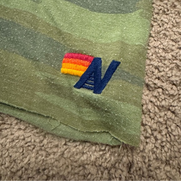 Aviator Nation Big Smiley Boyfriend Tee in Camo - Picture 5 of 8